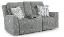 Ashley Overflow Next-Gen Nuvella™ Performance Fabric Dual Power Reclining Sofa