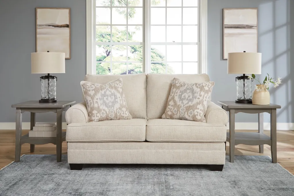 Ashley Rilynn Loveseat - Linen