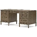 Ashley Roanhowe Home Office Desk - Brown