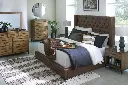 Ashley Steenlage Queen Bed - Brown / w/o Slats