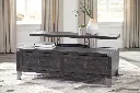 Ashley Todoe Lift Top Cocktail Table - Dark Gray