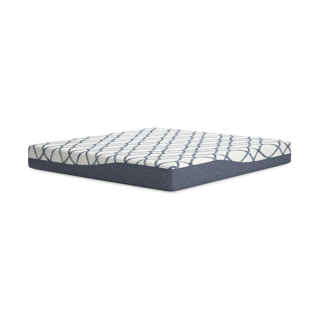 [M42541US] Ashley 10 Inch Chime Elite 2.0 King Mattress - White/Blue - 10"