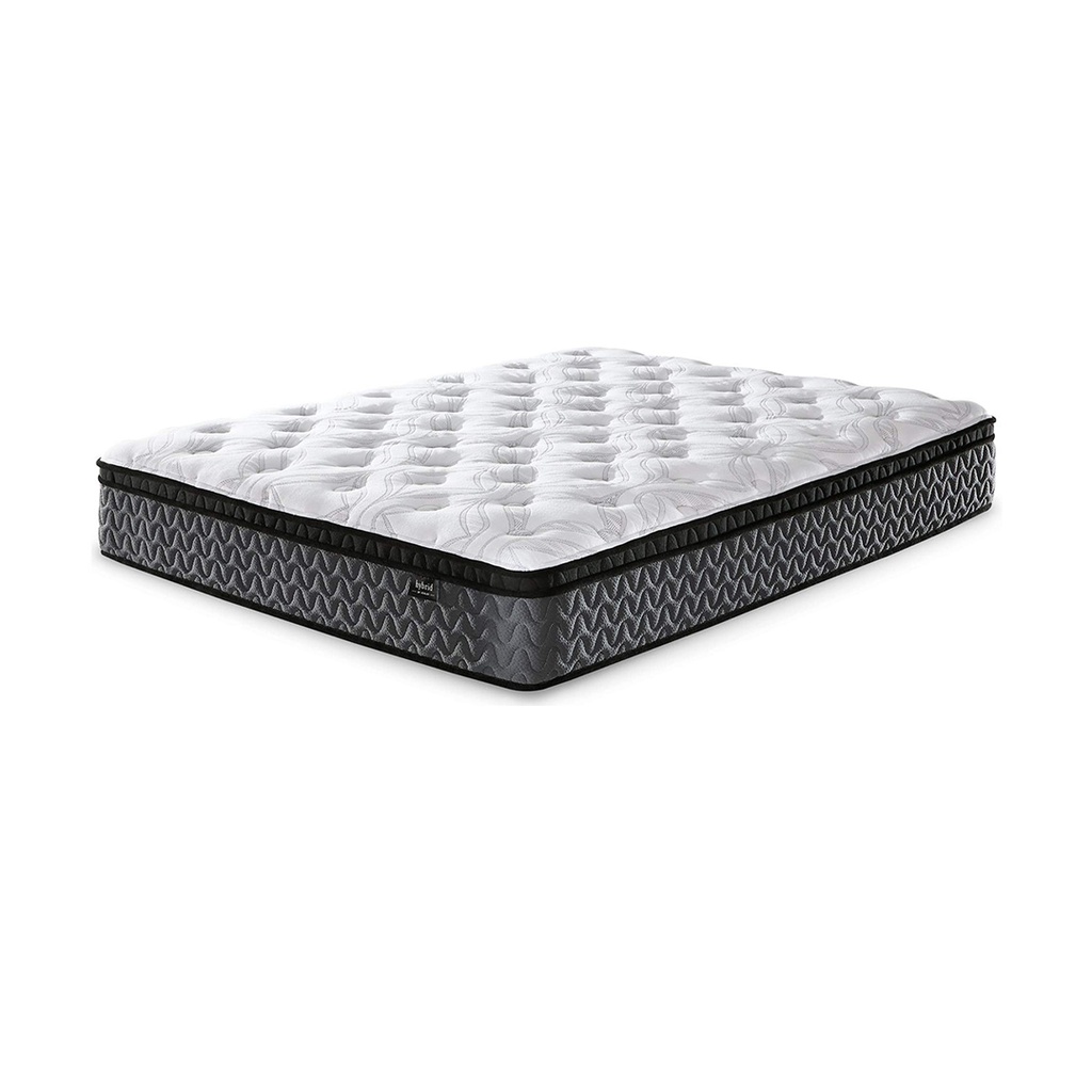 [M59041W2] Ashley 12 Inch Pocketed Hybrid King Mattress - Pocket Hybrid - 12"