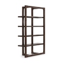 Ashley Breckington Bookcase - Dark Brown