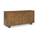 Ashley Gadburg Accent Cabinet - Medium Brown