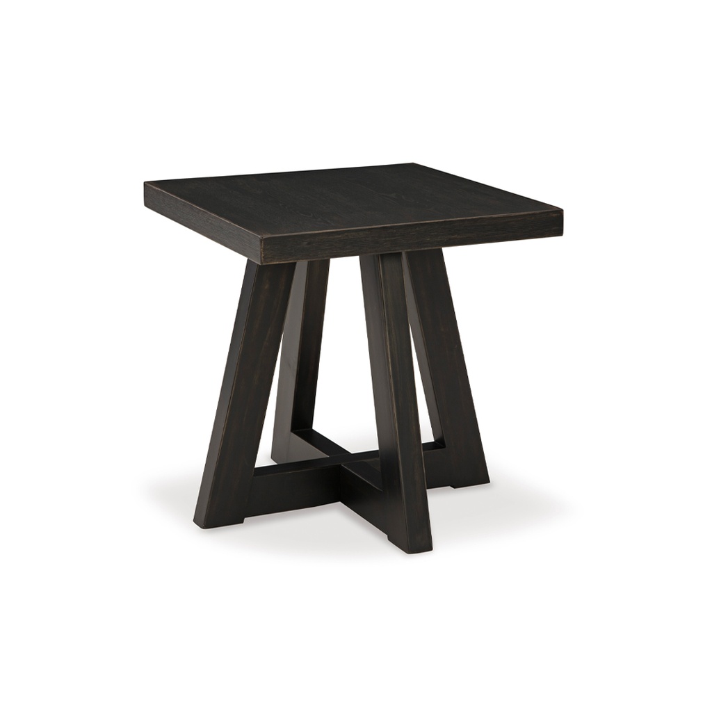 [T841-2] Ashley Galliden Square End Table - Black