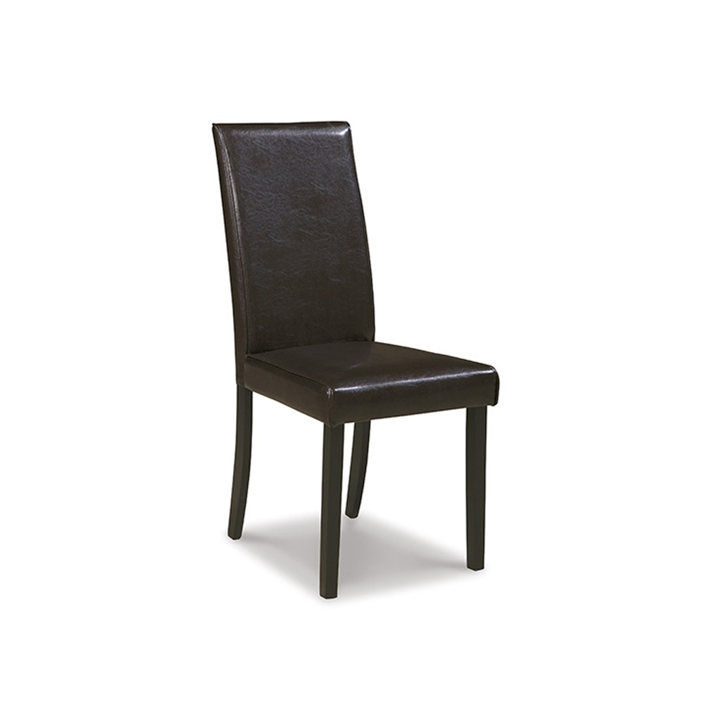 Ashley Kimonte Dining UPH Side Chair - Dark Brown