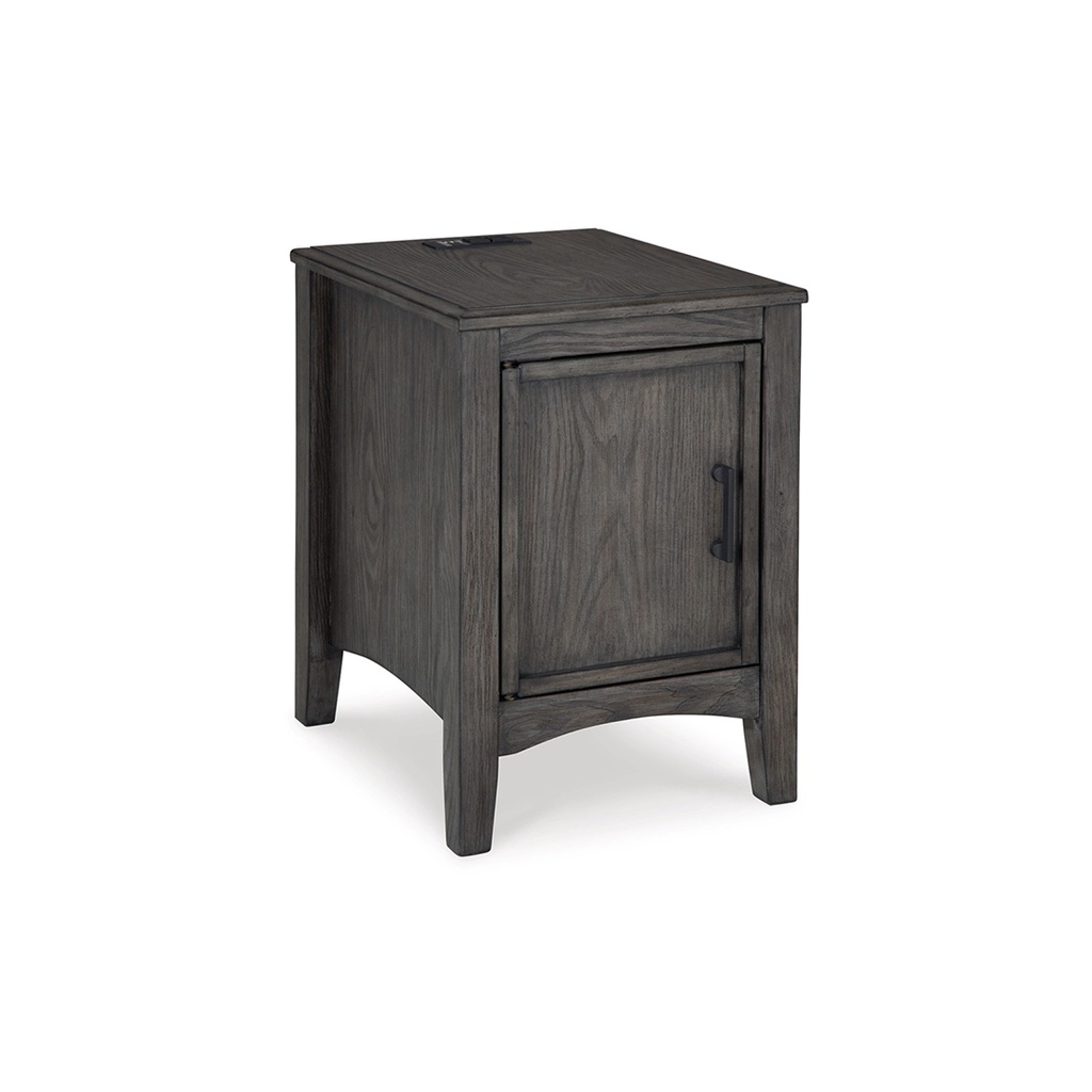 [T651-7] Ashley Montillan Chair Side End Table - Grayish Brown