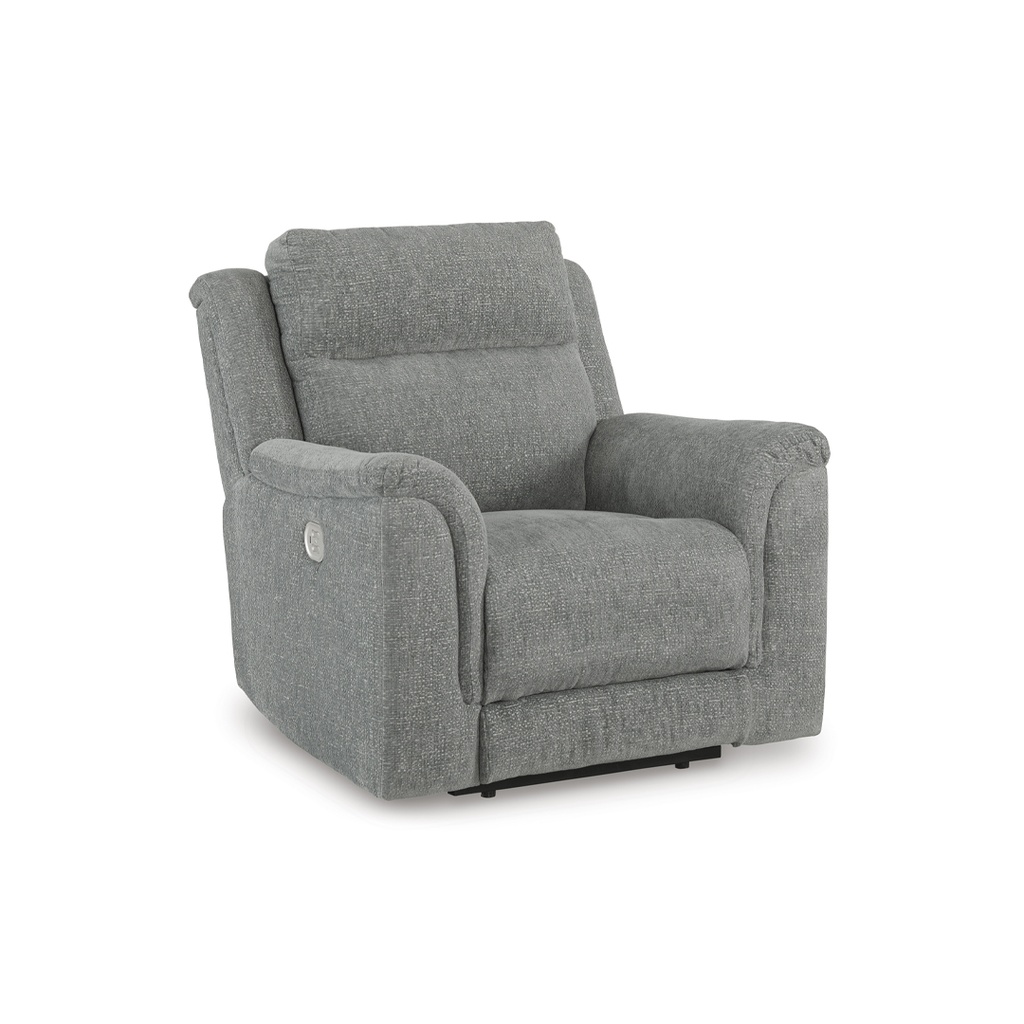 Ashley Overflow Power Recliner/ADJ Headrest - Next-Gen Nuvella™ Performance Fabric