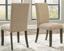 Ashley Rokane Dining Uph Side Chair (2/Cn) - Light Brown