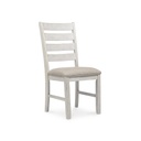 Ashley Skempton Dining UPH Side Chair - White/Light Brown