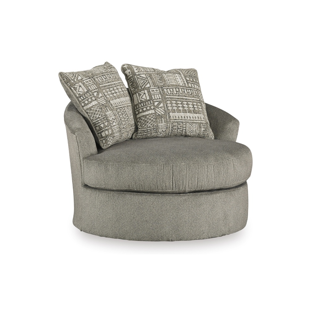 [9510344] Ashley Soletren Swivel Accent Chair - Ash