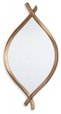 Bartner Accent Mirror - Antique Gold Finish