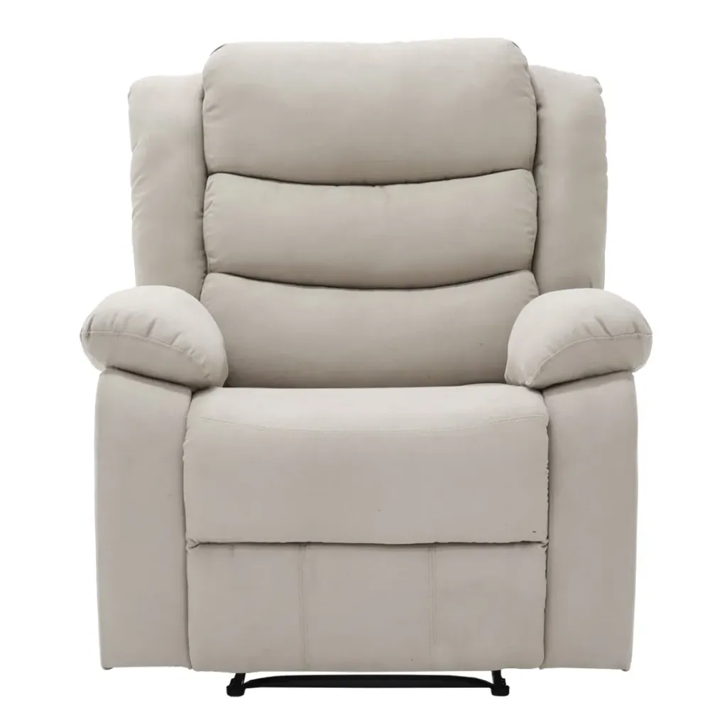 [19242393] Livia Recliner - Light Brown Fabric/1ERE