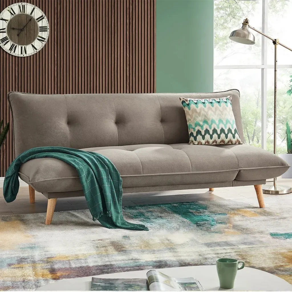 Midst Sofa Bed - Natural Euca Leg - Brown