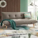 Midst Sofa Bed - Natural Euca Leg - Brown