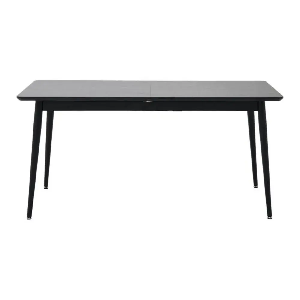 [19237418] Minira Dining Table A160(200)- Black Steel/Black Wood