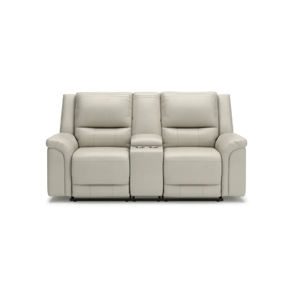 Ashley Trasimeno Power Reclining Loveseat with Console
